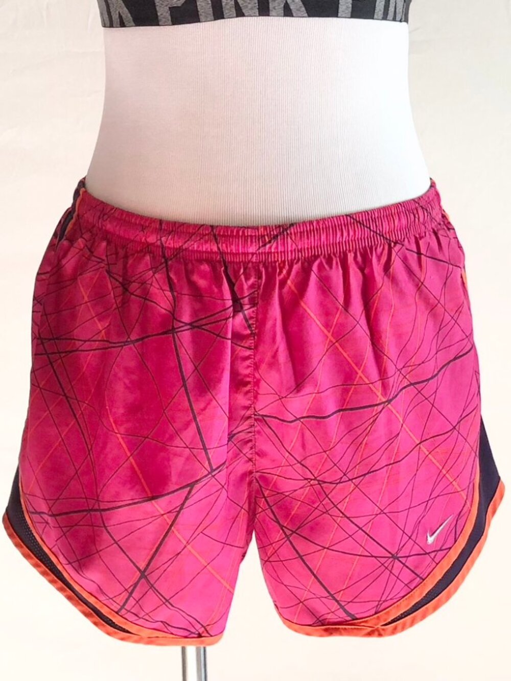 Nike Dri Fit "Tempo" Fuchsia Pink Running Shorts Size M